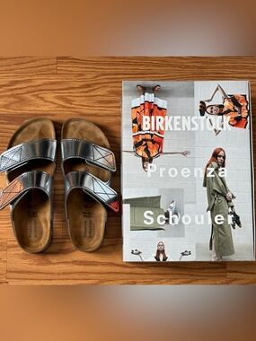 Birkenstock x Proenza Schouler Arizona Slides Silver US 7